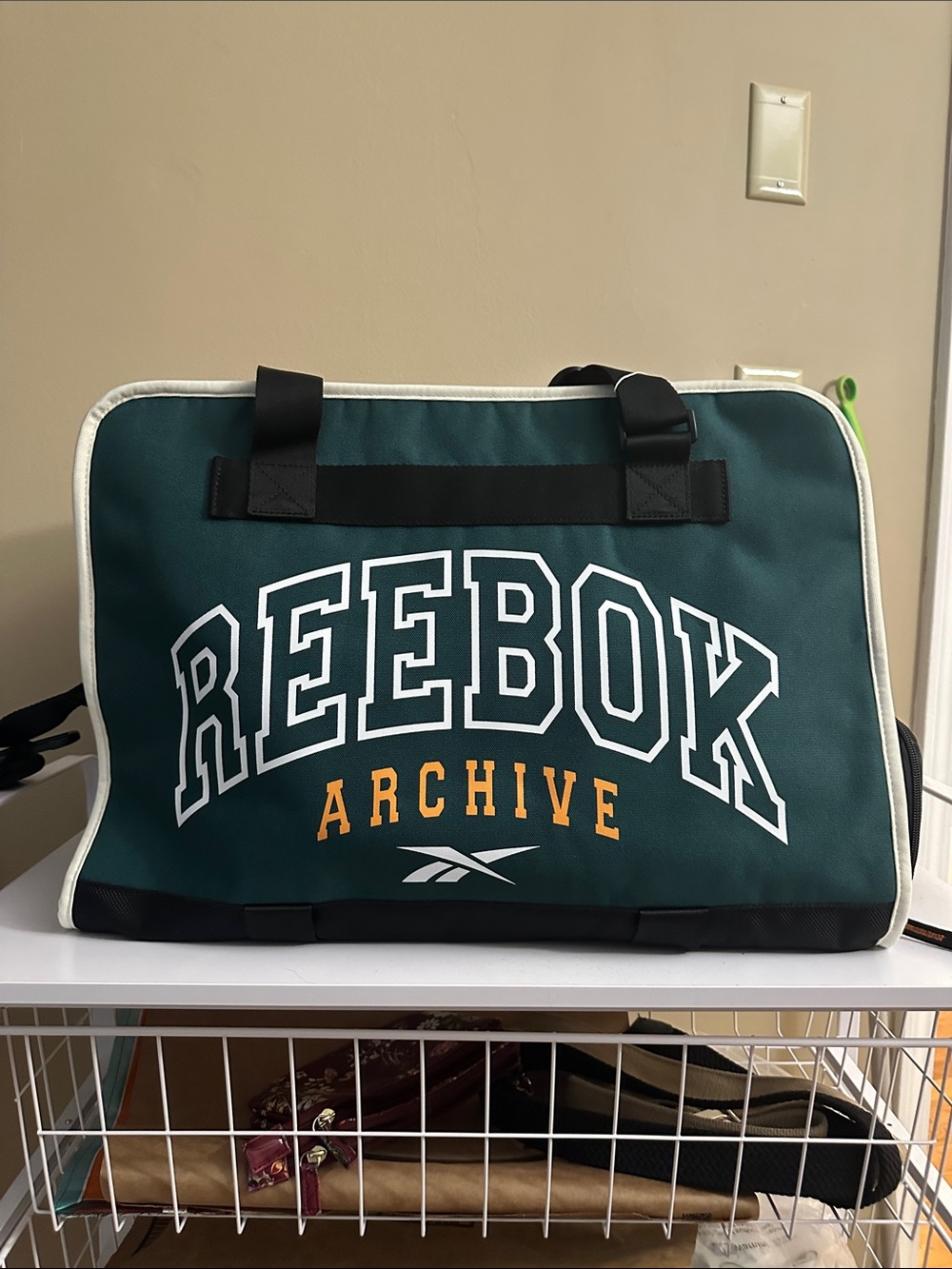 Reebok Archive Dark Green Duffel Bag